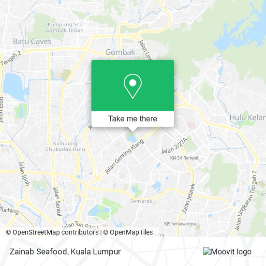 Zainab Seafood map