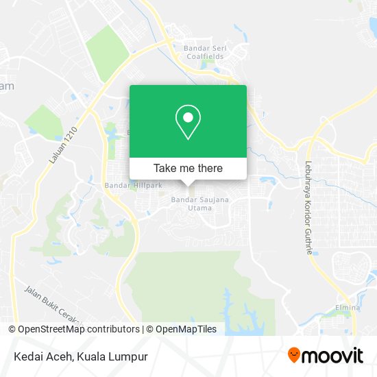 Kedai Aceh map