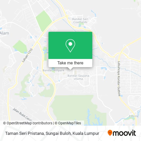 Taman Seri Pristana, Sungai Buloh map