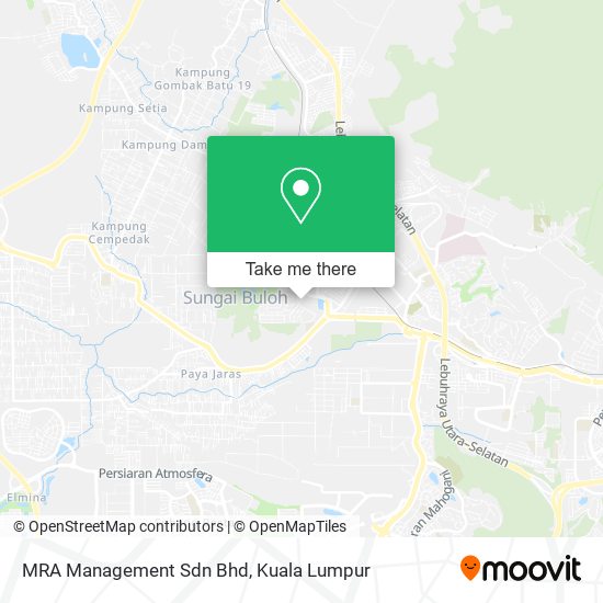 MRA Management Sdn Bhd map