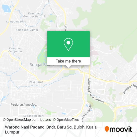 Peta Warong Nasi Padang, Bndr. Baru Sg. Buloh