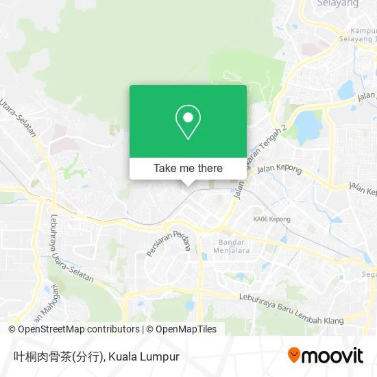 叶桐肉骨茶(分行) map
