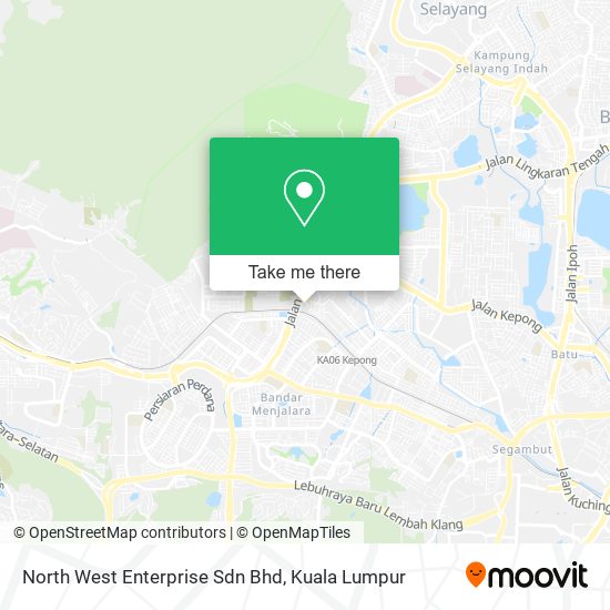 North West Enterprise Sdn Bhd map
