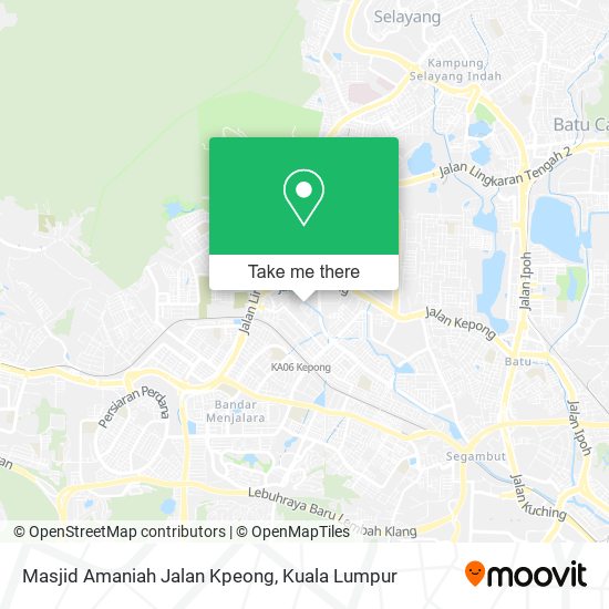 Masjid Amaniah Jalan Kpeong map