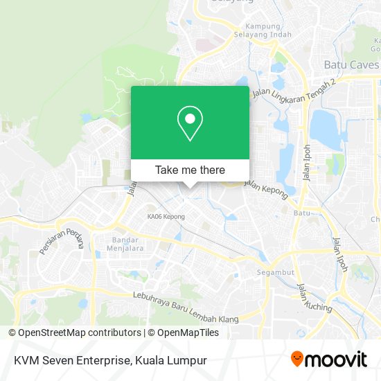 KVM Seven Enterprise map