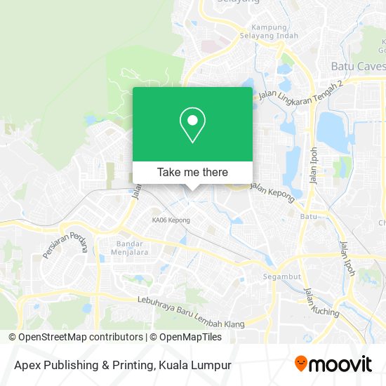 Apex Publishing & Printing map