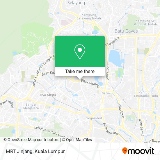 MRT Jinjang map