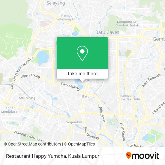 Restaurant Happy Yumcha map