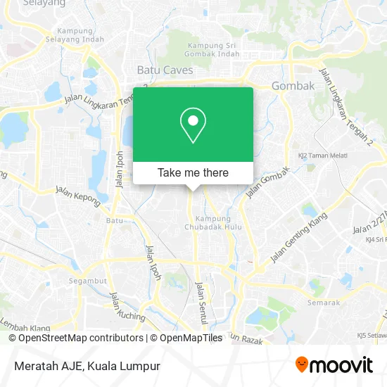 Meratah AJE map