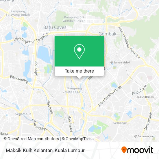 Makcik Kuih Kelantan map