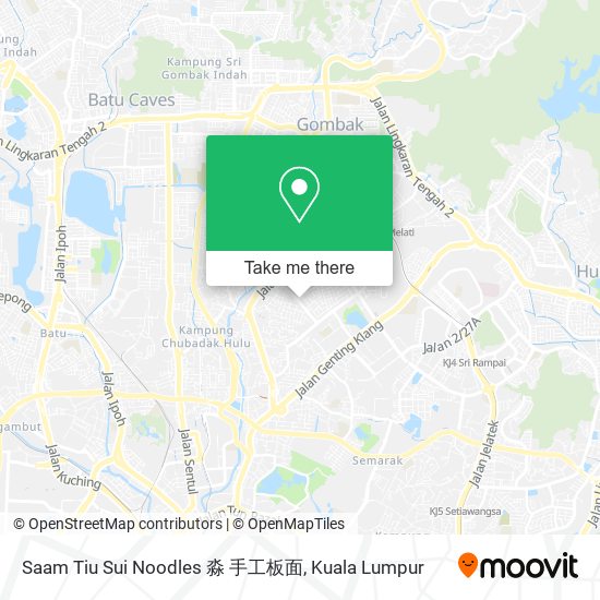 Saam Tiu Sui Noodles 淼 手工板面 map