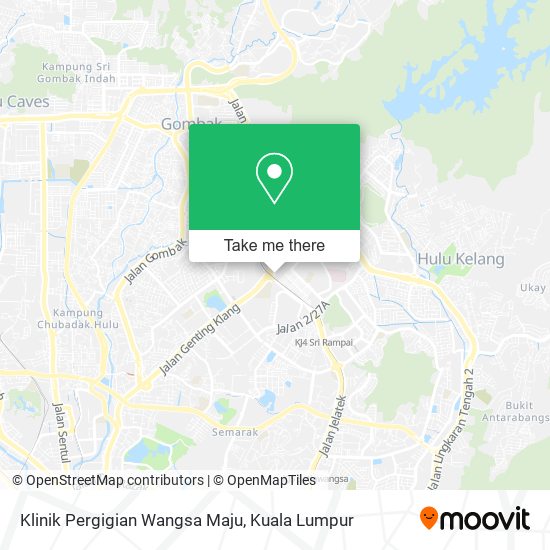 Klinik Pergigian Wangsa Maju map