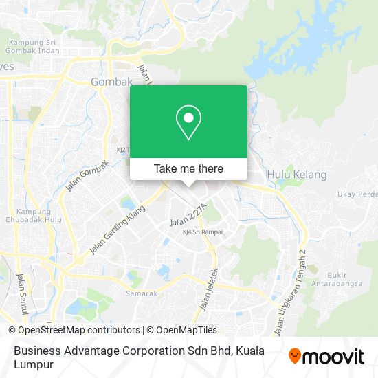 Business Advantage Corporation Sdn Bhd map