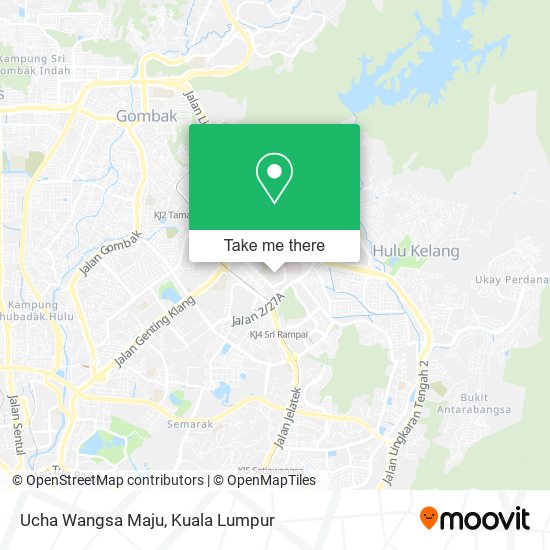 Ucha Wangsa Maju map