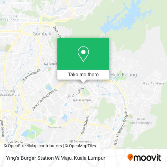 Ying's Burger Station W.Maju map