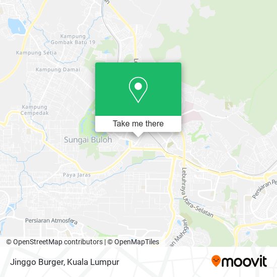 Jinggo Burger map