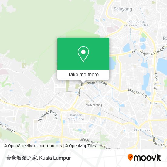 金豪飯麵之家 map