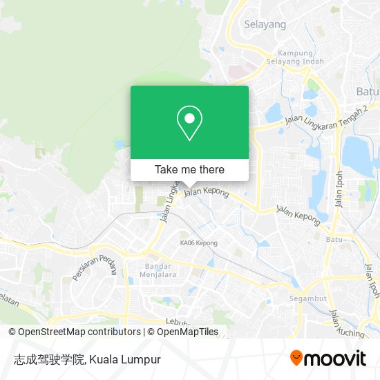志成驾驶学院 map