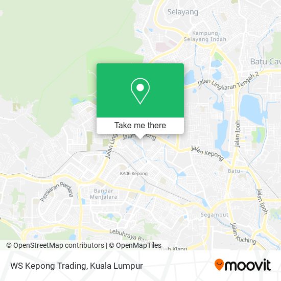 WS Kepong Trading map