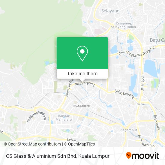 CS Glass & Aluminium Sdn Bhd map