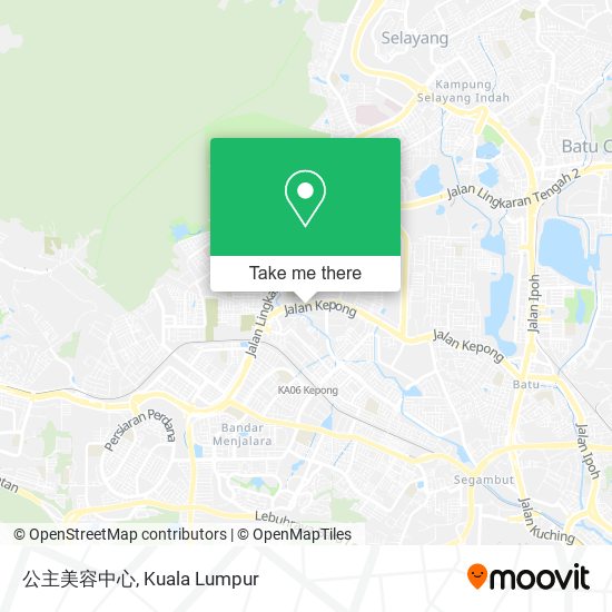 公主美容中心 map