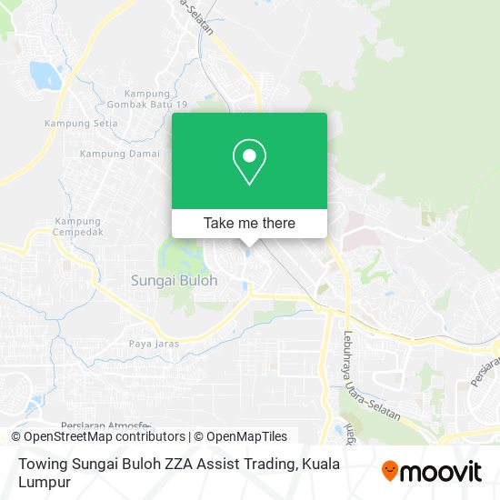 Peta Towing Sungai Buloh ZZA Assist Trading