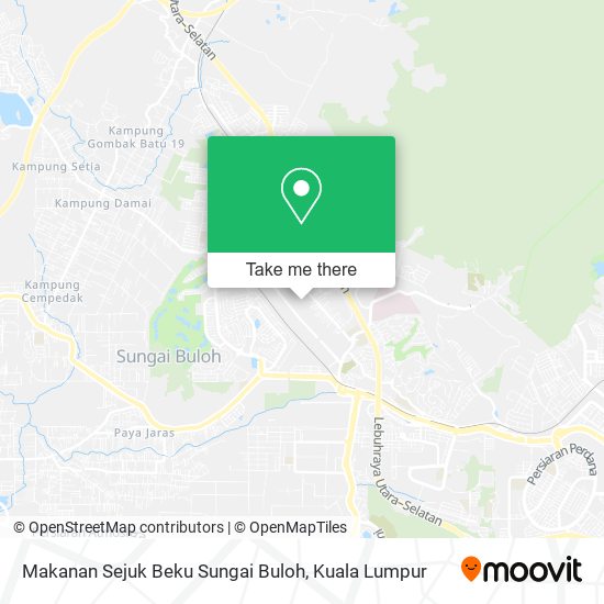 Peta Makanan Sejuk Beku Sungai Buloh