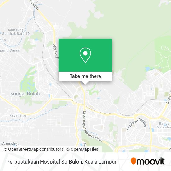 Perpustakaan Hospital Sg Buloh map