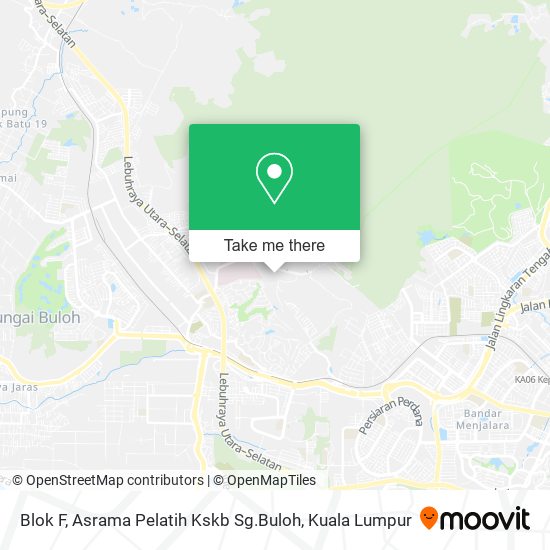 Blok F, Asrama Pelatih Kskb Sg.Buloh map