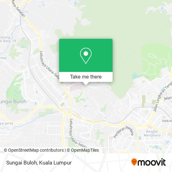 Sungai Buloh map