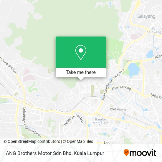 Peta ANG Brothers Motor Sdn Bhd