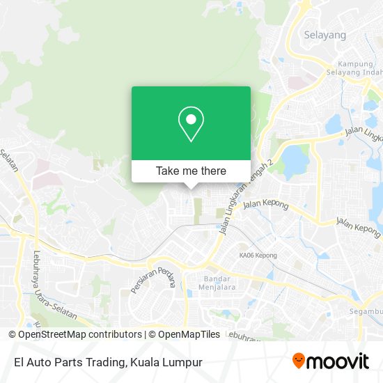 El Auto Parts Trading map