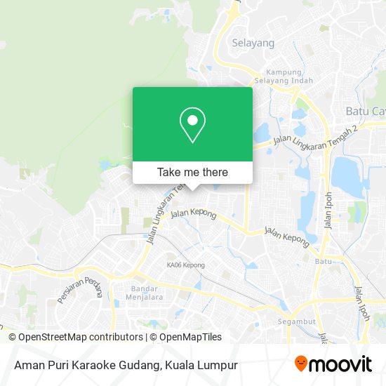 Aman Puri Karaoke Gudang map