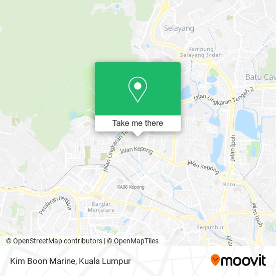 Peta Kim Boon Marine