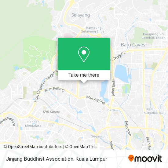 Jinjang Buddhist Association map