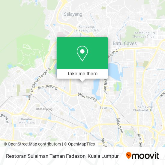 Peta Restoran Sulaiman Taman Fadason