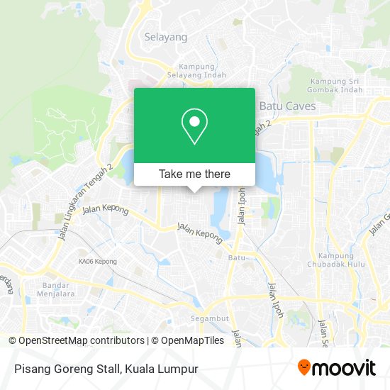 Pisang Goreng Stall map