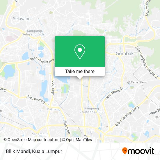 Bilik Mandi map