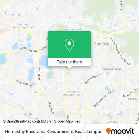 Homestay Panorama Kondominium map