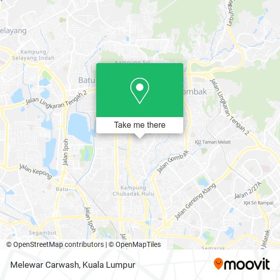 Melewar Carwash map