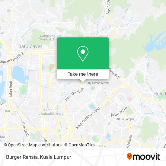 Burger Rahsia map