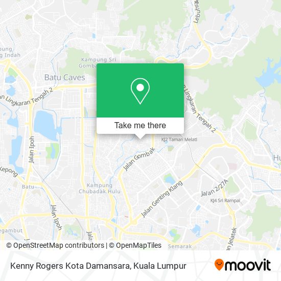 Kenny Rogers Kota Damansara map