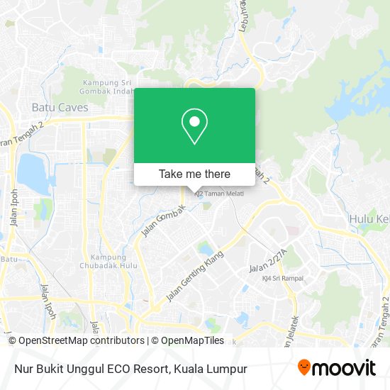 Nur Bukit Unggul ECO Resort map