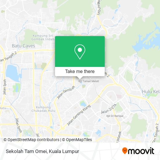 Sekolah Tam Omei map