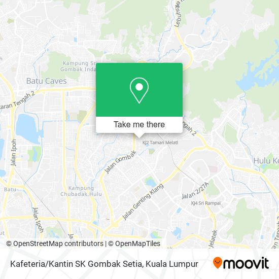 Kafeteria / Kantin SK Gombak Setia map