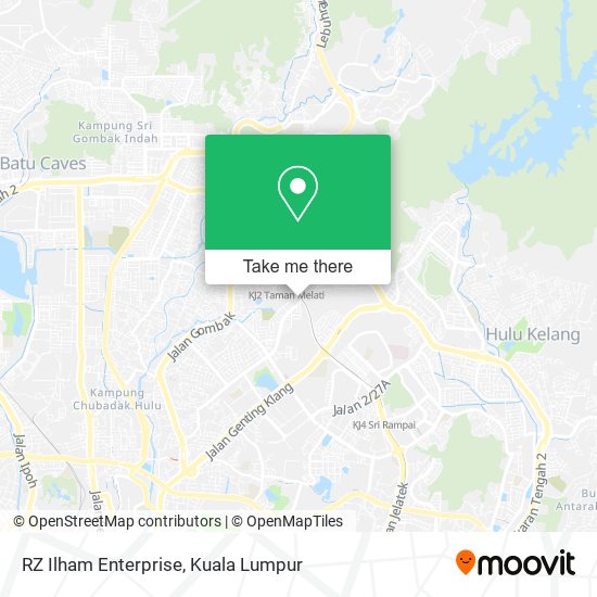 RZ Ilham Enterprise map