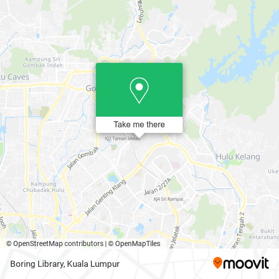 Boring Library map