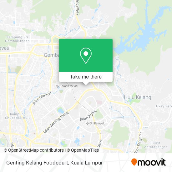 Genting Kelang Foodcourt map