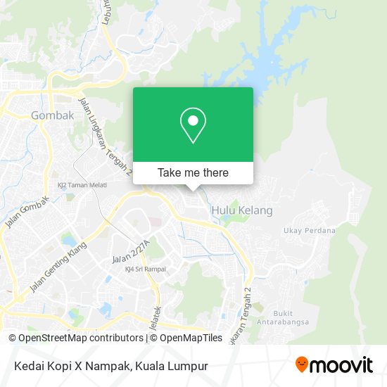 Kedai Kopi X Nampak map