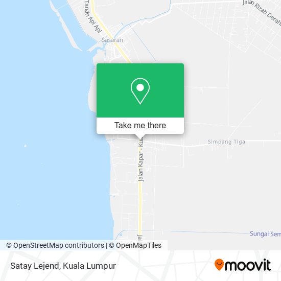 Satay Lejend map